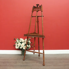 Load image into Gallery viewer, x SOLD Antique French Walnut Easel, French Painters Easel, Painting Holder, Music Stand B10521
