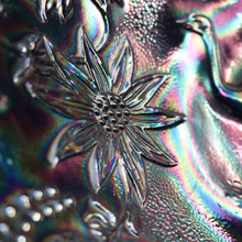 Load image into Gallery viewer, x SOLD Carnival Glass EMU, Black Amethyst Emu Bowl Australian Crown Crystal Master Bowl B11094
