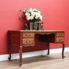 Load image into Gallery viewer, x SOLD Vintage French Cherrywood 4 Drawer Office Writing Ladies Desk B10723
