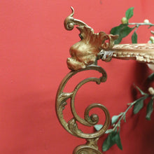 Load image into Gallery viewer, x SOLD Antique French Plant Stand, Brass Fretwork Tri-Leg Plant Holder Jardiniere Stand B10817
