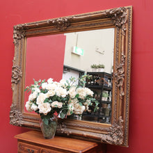 Load image into Gallery viewer, x SOLD Vintage French Gilt Framed Mirror, Heavily Ornate Gilt Timber and Plaster Mirror B11113
