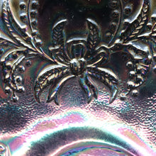 Load image into Gallery viewer, x SOLD Carnival Glass EMU, Black Amethyst Emu Bowl Australian Crown Crystal Master Bowl B11094
