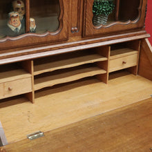 Load image into Gallery viewer, x SOLD Antique French Secretaire Bookcase with Desk, Drop front Writing Bureau Bookcase B10460
