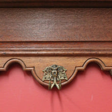 Load image into Gallery viewer, x SOLD Antique French Coat Rack, Coat and Scarf Rack Umbrella Holder Oak Brass Hat Rack B10763
