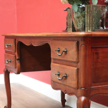 Load image into Gallery viewer, x SOLD Vintage French Cherrywood 4 Drawer Office Writing Ladies Desk B10723

