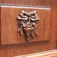 Load image into Gallery viewer, x SOLD Pair of Antique French Bedside Tables, Oak and Marble Top Lamp or Side Tables B11139
