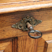 Load image into Gallery viewer, x SOLD Antique French Coffer, Oak Trunk Blanket Box. Chest of Drawers Trunk Linen Chest. B10190
