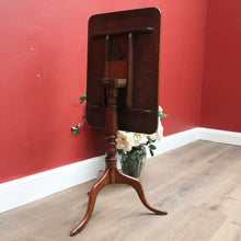 Load image into Gallery viewer, x SOLD Antique English Mahogany Writing or Reading Table, Tilt Top Wine Or Lamp Table B11247
