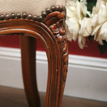Load image into Gallery viewer, x SOLD Vintage French Armchair, French Tapestry Seat Back Armchair, Hall Bedroom Chair B11052
