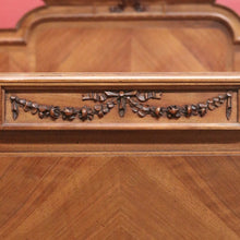 Load image into Gallery viewer, x SOLD Antique French Walnut Bed, French Walnut Double Bed including Slats, DOUBLE B10835
