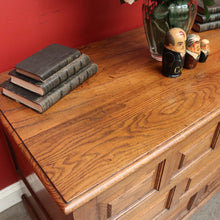 Load image into Gallery viewer, x SOLD Antique French Coffer, Oak Trunk Blanket Box. Chest of Drawers Trunk Linen Chest. B10190
