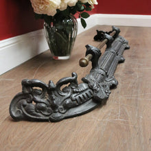 Load image into Gallery viewer, x SOLD Vintage Cast Iron and Brass Fire Fender, or Fire Place Curb. B11279
