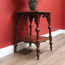Load image into Gallery viewer, x SOLD Antique French Hall Table, Two Tier Lamp Table, Jardinière Stand Plant Stand B10259
