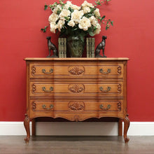 Load image into Gallery viewer, Vintage French Chest of Drawers. French 3 Drawer Hall Cabinet Lamp Cupboard B10472
