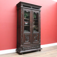 Load image into Gallery viewer, x Sold Antique Bookcase, Brittany, France Two Door Bookcase or China Display Cabinet B10454
