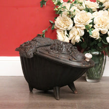 Load image into Gallery viewer, x SOLD Antique French Coal Scuttle ideal as Magazine holder, Kindling storage, Firewood B10493
