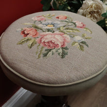 Load image into Gallery viewer, x SOLD Antique Australian Cedar Piano Stool, Cedar Tapestry Swivel Dressing Table Chair B11102
