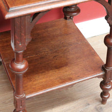 Load image into Gallery viewer, x SOLD Antique French Hall Table, Two Tier Lamp Table, Jardinière Stand Plant Stand B10259
