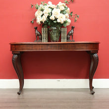 Load image into Gallery viewer, x SOLD Antique Sofa Table Hall Table Australian Cedar Side Table or Office Desk Console. B9762

