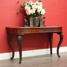 Load image into Gallery viewer, x SOLD Antique Sofa Table Hall Table Australian Cedar Side Table or Office Desk Console. B9762
