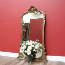 Load image into Gallery viewer, x SOLD Antique French Gilt Wood Mirror, Bevelled Edge Antique French Wall Hall Mirror B11183
