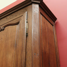 Load image into Gallery viewer, x SOLD Antique French Cloak Cabinet, French Hall Cupboard, Oak Wardrobe Armoire Drawer B10804
