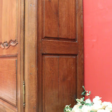 Load image into Gallery viewer, x SOLD Antique French Cloak Cabinet, French Hall Cupboard, Oak Wardrobe Armoire Drawer B10804
