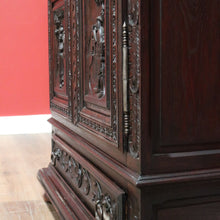 Load image into Gallery viewer, x Sold Antique Bookcase, Brittany, France Two Door Bookcase or China Display Cabinet B10454
