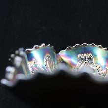 Load image into Gallery viewer, x SOLD Carnival Glass EMU, Black Amethyst Emu Bowl Australian Crown Crystal Master Bowl B11094
