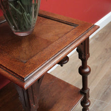 Load image into Gallery viewer, x SOLD Antique French Hall Table, Two Tier Lamp Table, Jardinière Stand Plant Stand B10259

