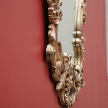 Load image into Gallery viewer, x SOLD Vintage Rose Gold Mirror, Wall Hanging Flemish Mirror, Hallway, Vanity Mirror B10630
