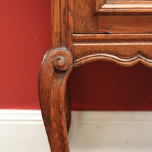 Load image into Gallery viewer, Pair of Antique French Oak and Marble Top Bedside Cabinet, Bedsides Lamp Tables. B11216
