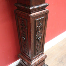 Load image into Gallery viewer, x SOLD Antique French Oak Pedestal, Jardinière Stand, Plant Stand, Planter Pedestal B11201
