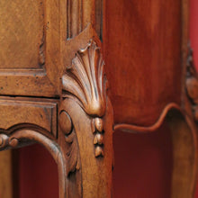 Load image into Gallery viewer, x SOLD Antique French Walnut Bedside Table, French Walnut and Marble Lamp Side Cabinet B10428
