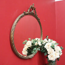 Load image into Gallery viewer, x SOLD French Gilt Wall Mirror Oval Gilt Framed Bevelled Edge Hall Mirror Vanity Mirror B10310
