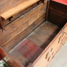 Load image into Gallery viewer, x SOLD Antique French Coffer, Oak Trunk Blanket Box. Chest of Drawers Trunk Linen Chest. B10190
