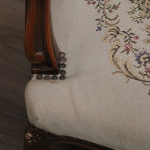 Load image into Gallery viewer, x SOLD Vintage French Armchair, French Tapestry Seat Back Armchair, Hall Bedroom Chair B11052
