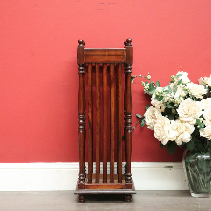 Vintage English Umbrella Holder Umbrella Stand Drip Tray or Snooker Billiard Cue