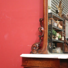 Load image into Gallery viewer, x SOLD Antique English Credenza, or Marble Top , Mirror Back Sideboard or Hall Cabinet
