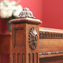 Load image into Gallery viewer, x SOLD Antique French Walnut Bed, French Walnut Double Bed including Slats, DOUBLE B10835
