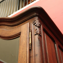 Load image into Gallery viewer, x SOLD Vintage China Cabinet, French Bookcase, Oak 4 Door Display Cabinet Chest. B10212
