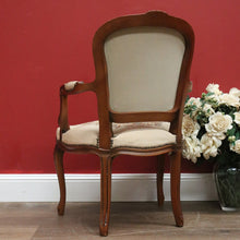Load image into Gallery viewer, x SOLD Vintage French Armchair, French Tapestry Seat Back Armchair, Hall Bedroom Chair B11052
