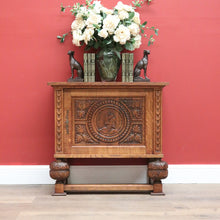 Load image into Gallery viewer, Antique Dutch Hall Cabinet Sideboard, TV Unit.  Hall Cabinet Stationery Cupboard B10540
