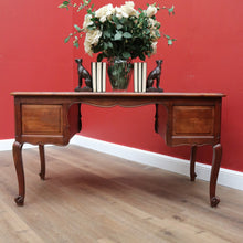 Load image into Gallery viewer, x SOLD Vintage French Cherrywood 4 Drawer Office Writing Ladies Desk B10723
