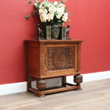 Load image into Gallery viewer, x SOLD Antique Dutch Hall Cabinet Sideboard, TV Unit.  Hall Cabinet Stationery Cupboard B10540
