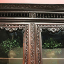 Load image into Gallery viewer, x Sold Antique Bookcase, Brittany, France Two Door Bookcase or China Display Cabinet B10454
