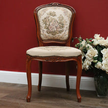 Load image into Gallery viewer, x SOLD Vintage French Chair, French Tapestry Seat Back Ladies Chair, Hall Bedroom Chair B11051
