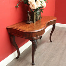 Load image into Gallery viewer, x SOLD Antique Sofa Table Hall Table Australian Cedar Side Table or Office Desk Console. B9762
