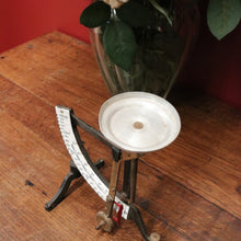 Load image into Gallery viewer, Antique/Vintage French Post Office Scales, Brass, Cast Iron and Porcelain Scales B10179
