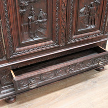 Load image into Gallery viewer, x Sold Antique Bookcase, Brittany, France Two Door Bookcase or China Display Cabinet B10454
